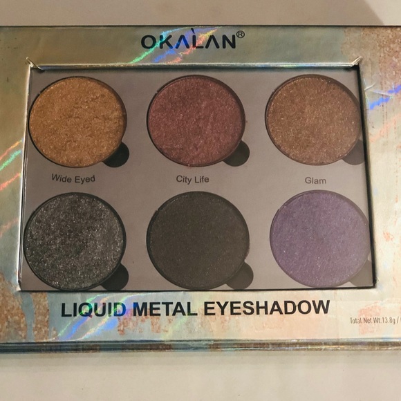 Two Okalan Liquid Metal Eyeshadow Palettes 💄 - Picture 7 of 8